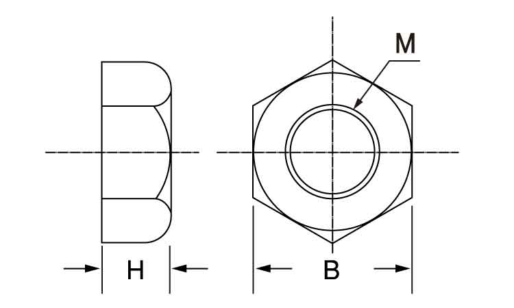 ポリイミド 六角ナット 3.0