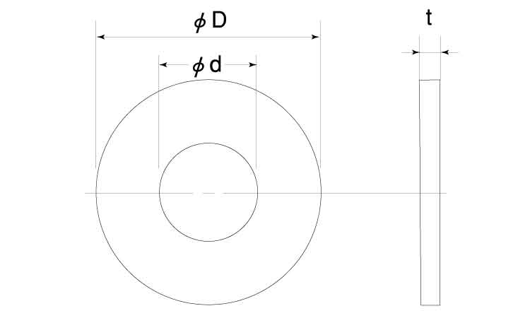 FRP(VE)ワッシャー 6.0