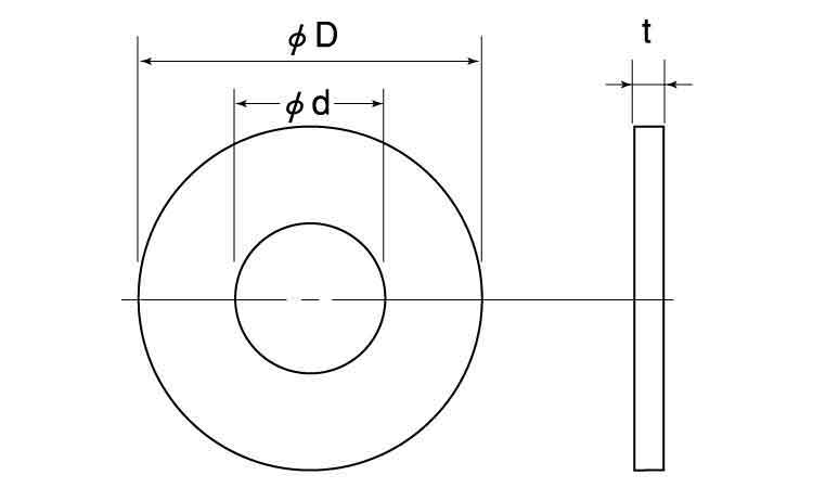 FRP(VE)ワッシャー(太平) 12.0