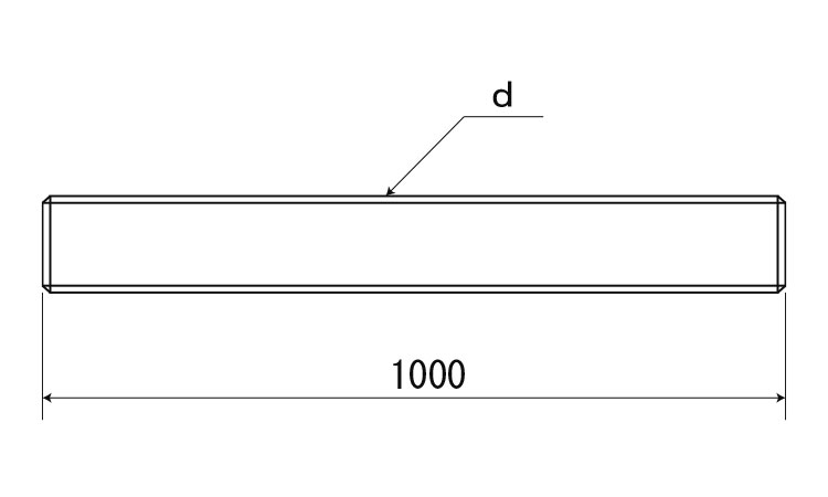 ポリカーボネート 寸切(メーター(ウィット 3/8