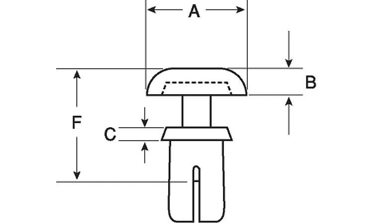 プラスティリベット1(ニフコ) 3.0