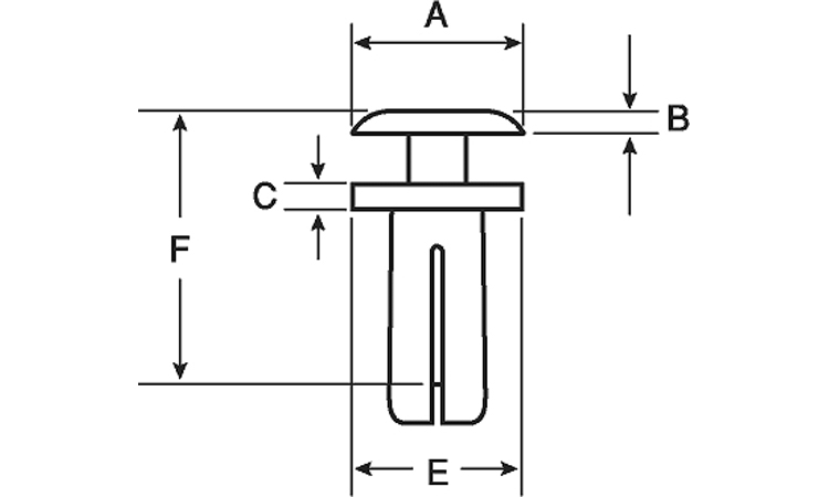 プラスティリベット3(ニフコ) 2.5