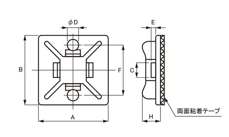低温接着コンクリ用マウントベース 3.0