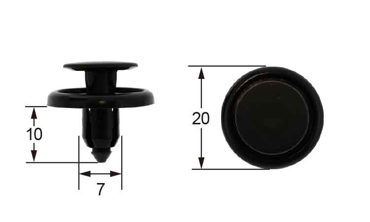 カークリップ(タイヤカバー(T