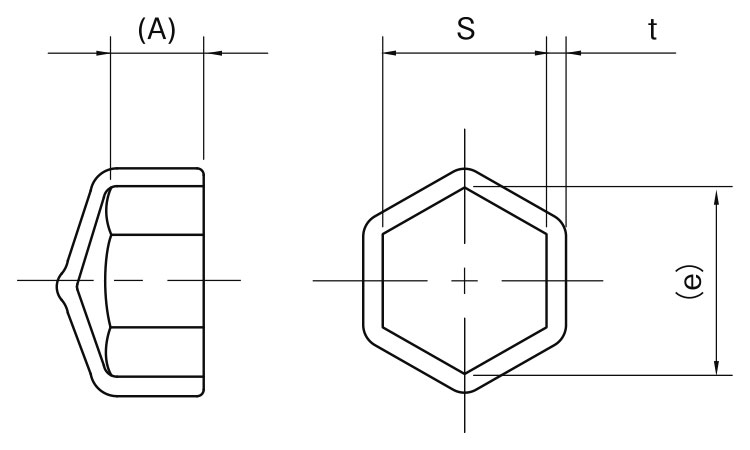 キャップ六角ボルト頭用パック(灰 3.0