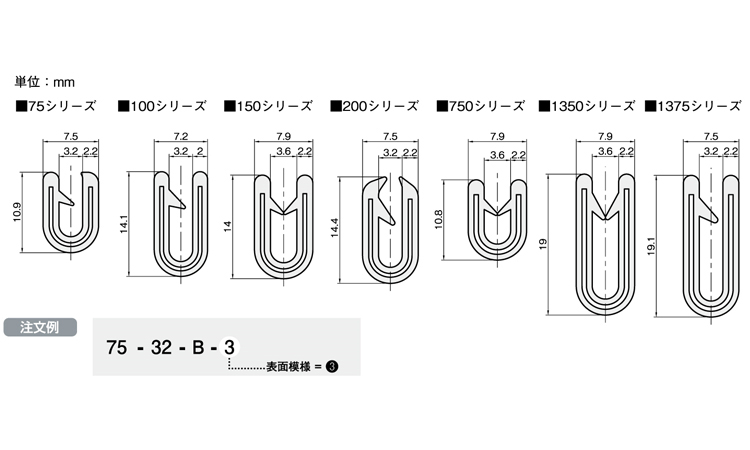 トリム75ー32ーWー1