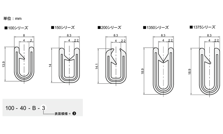 トリム 100ー40ーBー4