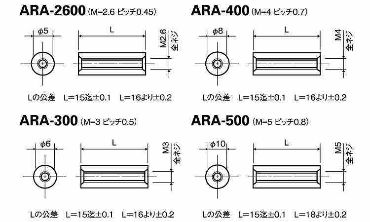 ABSスペーサー(丸型(ARA