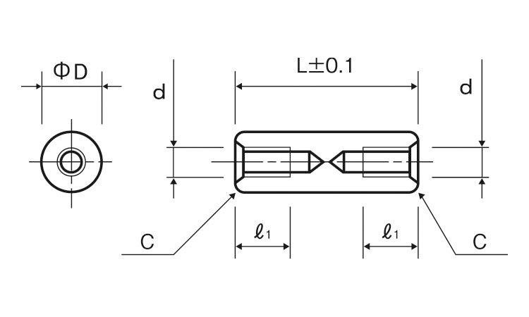 SUS303丸スペーサー(ARU