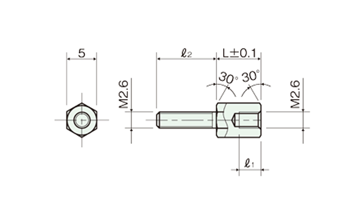 DSUB取付スペーサーDSEAN