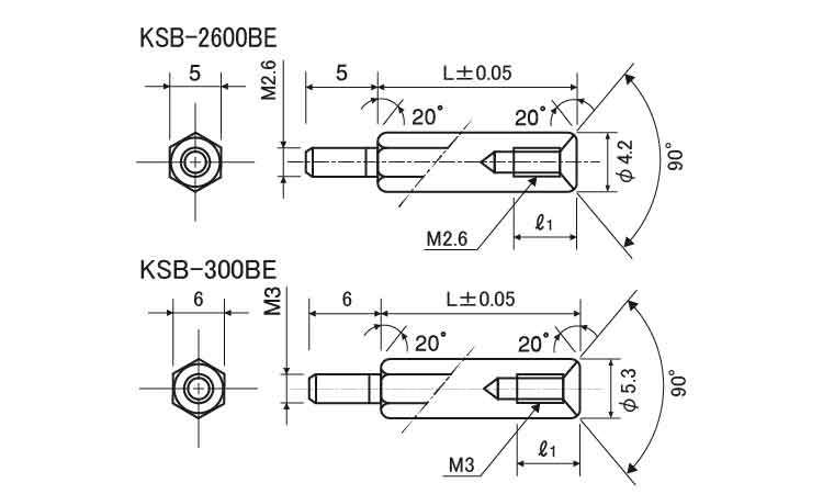 BS六角スペーサ皿用KSBーBE