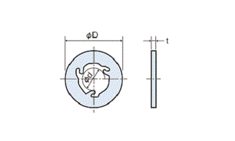 黒ナイロンセットワッシャNNRS