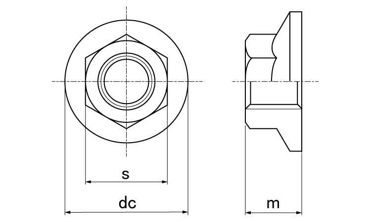 フランジナット(S無(紀州F製 5.0