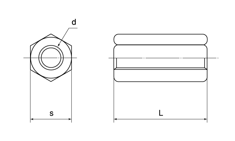 高ナット(オーバータップ品) 20.0 8.0