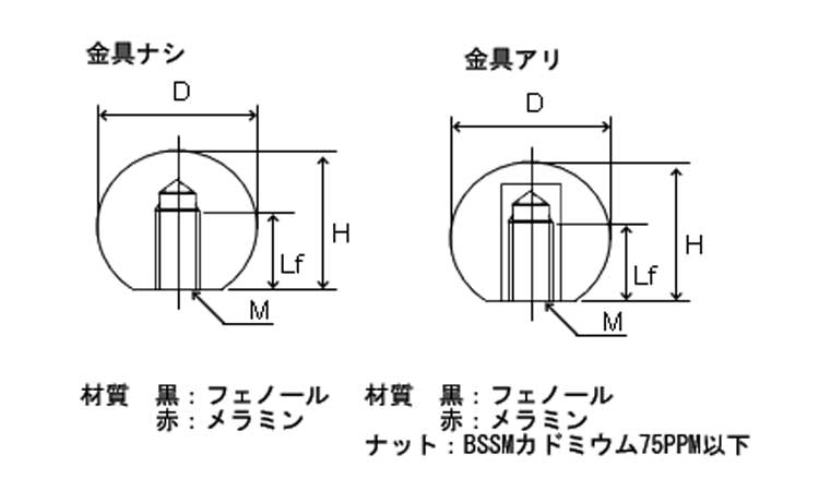 ニギリ玉(金具無・赤) 6.0