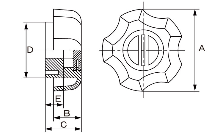NEWフィットノブ(黒 6.0