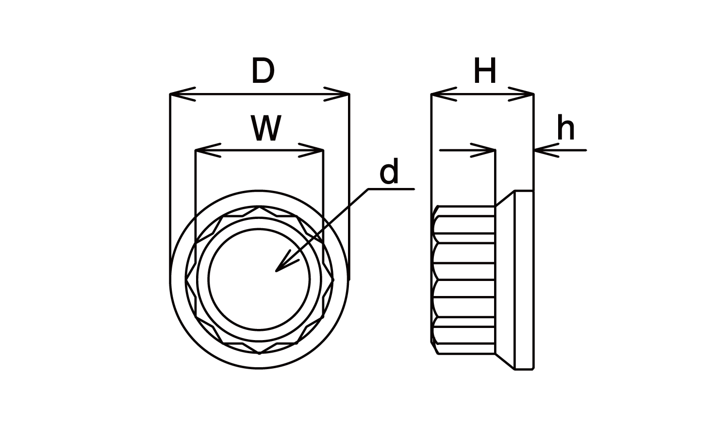 12PフランジNS(TIFN 8.0
