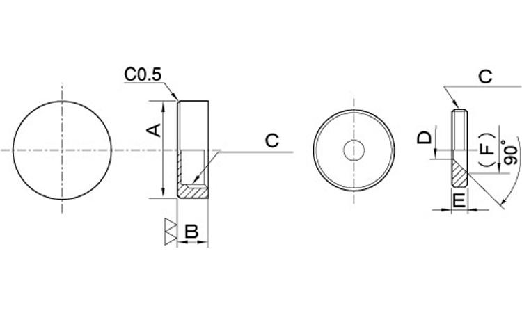鏡止めナットC(ECOーBS)