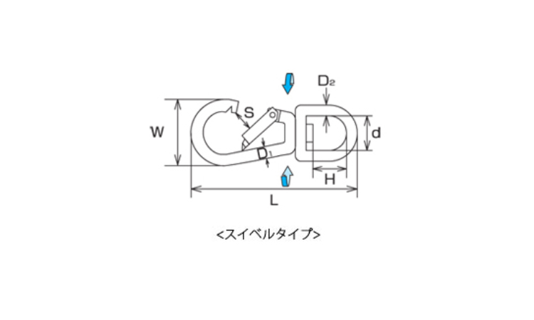 スナップフック(BL型) 4.0