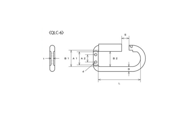 クイックロックキャッチ(ベルト 6.0