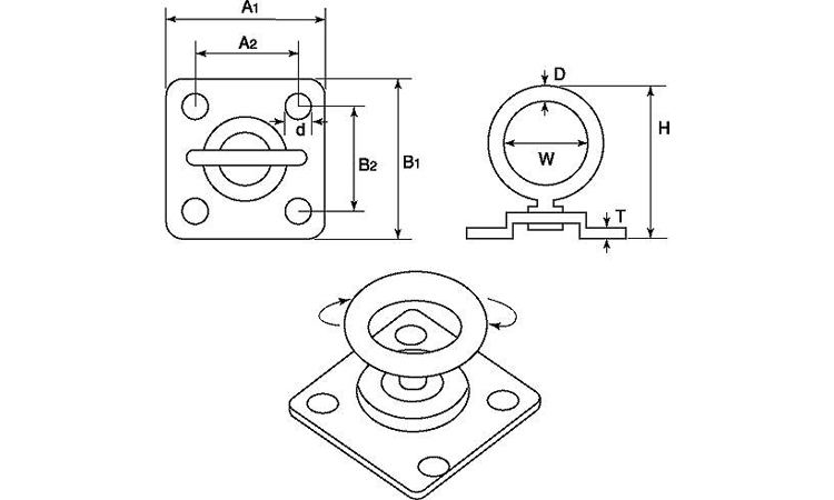 回転アイプレート 5.0