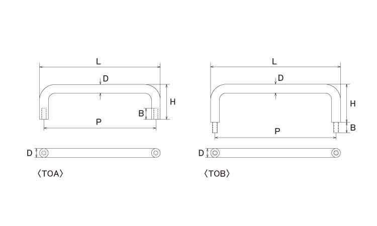 引き取手(めねじ(TOA 20.0 4.0