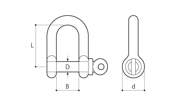 ネジシャックル NS