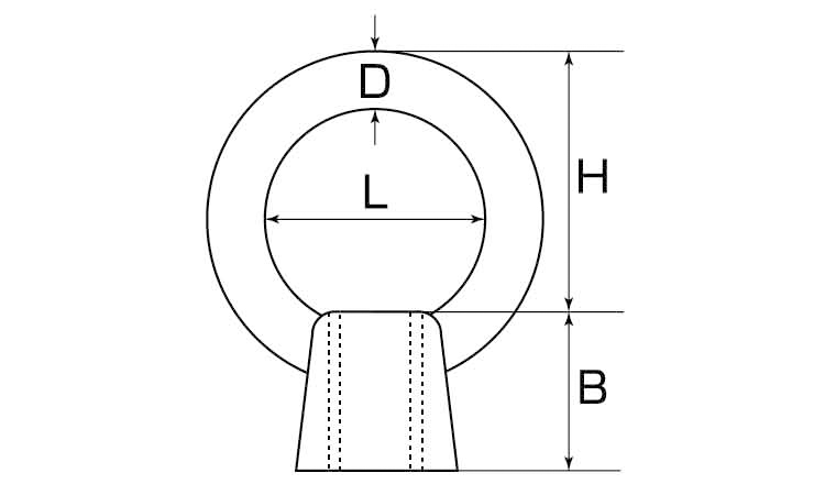 アイナット(ロストワックス製・ミリ 4.0