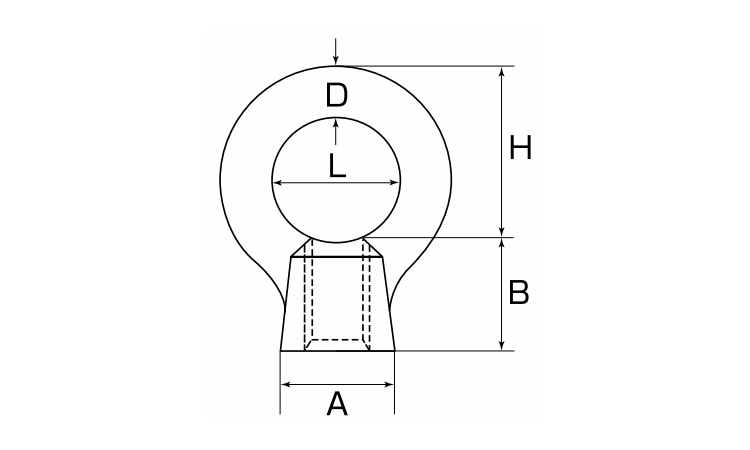 アイナット(鍛造製(ひめじや 6.0