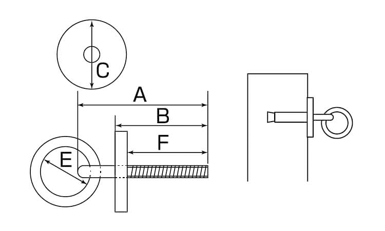 ねじ込みアンカーボルト(ひめじや 6.0