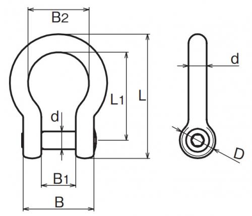 オタフクLKシャックルS型