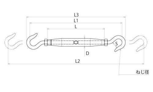 パイプターンバックルS型ハッカー