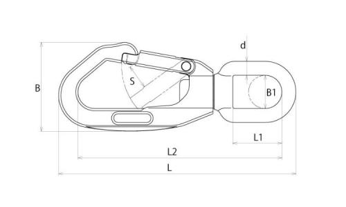 スイベルフック2型