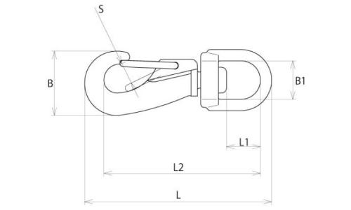 ステン重量フック(鍛造製