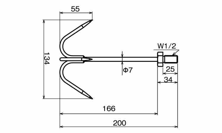 ハヤスケ捻込み式(接続用パーツ)