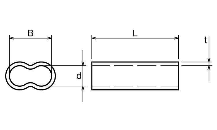 クランプ管(防鳥用)
