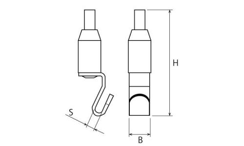 ワイヤーDハンガWDーH1ナット