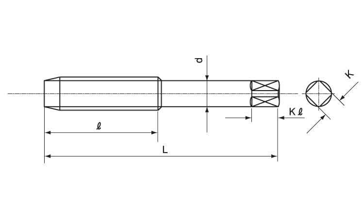ハンドタップ SKH(中(UNF #4