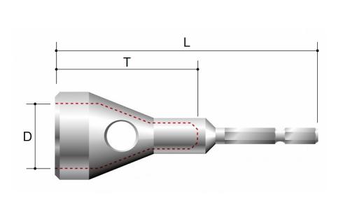 6角軸ダイスホルダー(大西工業製 20.0
