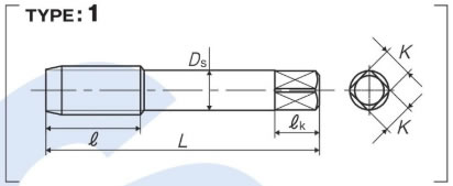 PSタップ(左ねじ用 PSーLH 1/8