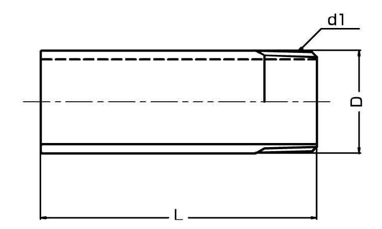 ねじ込み継手片長ニップル(NSL 50.0 6.0