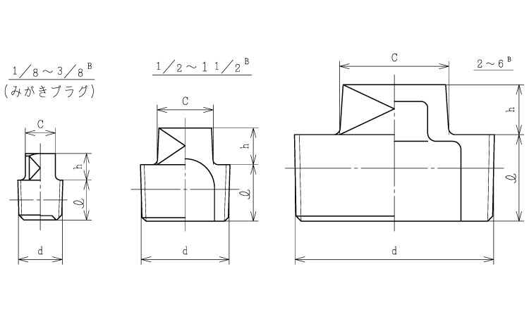 日立四角プラグ(P