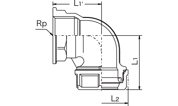 ON 給水栓エルボ(NJXWE)