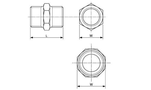 MD 6角ニップル 6.0