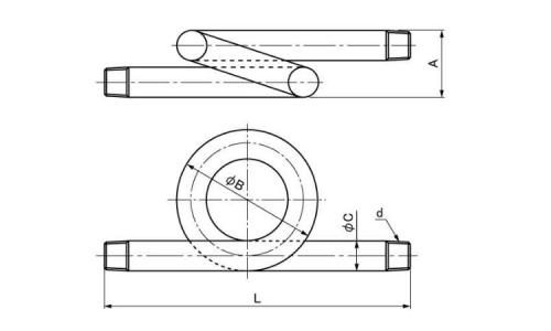 ON メートルパイプO型(MO 10.0