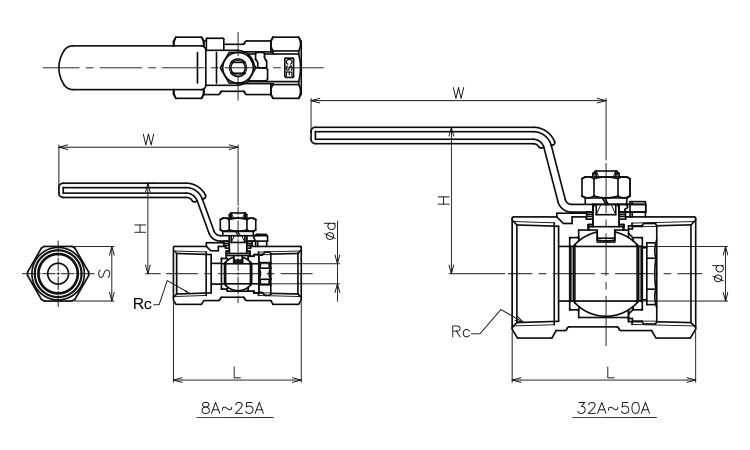 ボールバルブ CSE-PS1