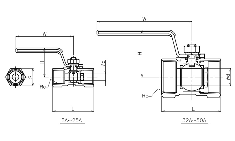 ボールバルブ CSR-PS2