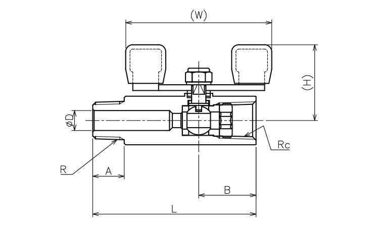 ボールバルブCSRO-PS2-T