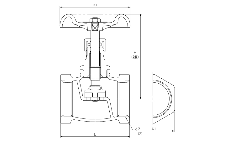 グローブバルブ(Q(KITZ 15.0
