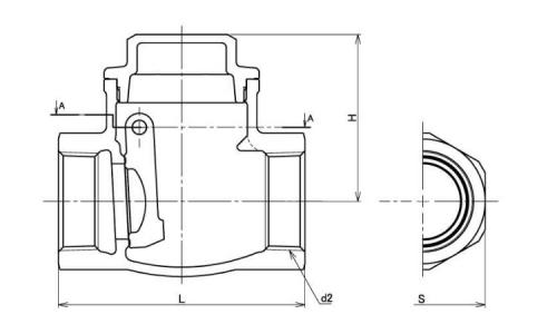 スイングチャッキバルブ(UO 15.0